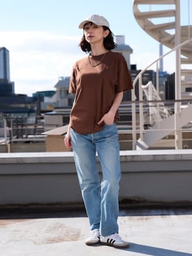 「United Athle（ユナイテッドアスレ）のアイテム」を使った、NA♡さん（レディース・165cm）の春コーディネート