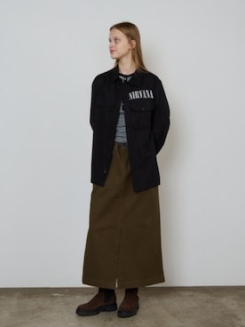 「NIRVANA（ニルヴァーナ）のアイテム」を使った、NA♡さん（レディース・165cm）の秋コーディネート