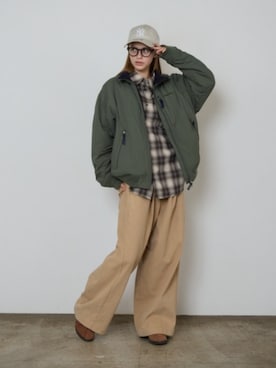 「FIVE BROTHER（ファイブブラザー）のアイテム」を使った、NA♡さん（レディース・165cm）の秋コーディネート