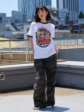 「ROOPTOKYO（ループトウキョウ）のアイテム」を使った、NA♡さん（レディース・165cm）の夏コーディネート