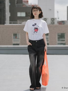 「REMI RELIEF（レミレリーフ）のアイテム」を使った、NA♡さん（レディース・165cm）の春コーディネート