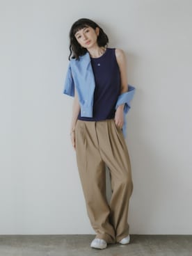 「Calvin Klein（カルバン・クライン）のアイテム」を使った、NA♡さん（レディース・165cm）の春コーディネート