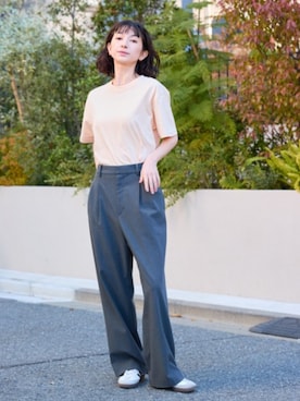 「United Athle（ユナイテッドアスレ）のアイテム」を使った、NA♡さん（レディース・165cm）の春コーディネート