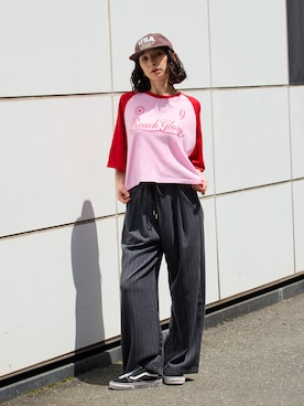 「Chick（チック）のアイテム」を使った、NA♡さん（レディース・165cm）の夏コーディネート