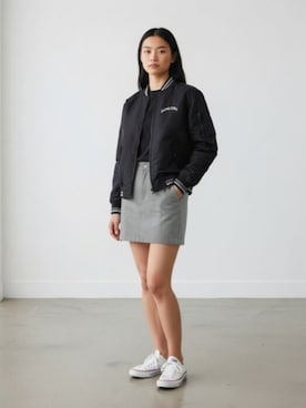 「United Athle（ユナイテッドアスレ）のアイテム」を使った、NA♡さん（レディース・165cm）の春コーディネート