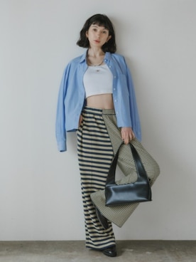 「MILLER（ミラー）のアイテム」を使った、NA♡さん（レディース・165cm）の春コーディネート