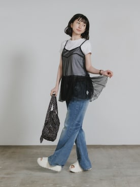 「ROOPTOKYO（ループトウキョウ）のアイテム」を使った、NA♡さん（レディース・165cm）の春コーディネート