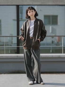 「GILDAN（ギルダン）のアイテム」を使った、NA♡さん（レディース・165cm）の春コーディネート