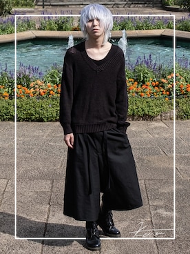 「PPFM（ピーピーエフエム）のアイテム」を使った、hakuhatsukunさん（メンズ・171cm）の秋コーディネート