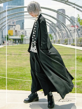 「h.t.maniac（エイチティーマニアック）のアイテム」を使った、hakuhatsukunさん（メンズ・171cm）の夏コーディネート