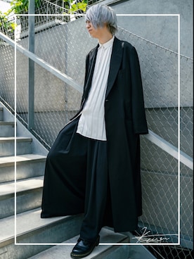 hakuhatsukunさんの（Yohji Yamamoto | ヨウジヤマモト）を使ったコーディネート