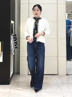 「UNTITLED（アンタイトル）のアイテム」を使った、moricoさん（レディース・154cm）の秋コーディネート
