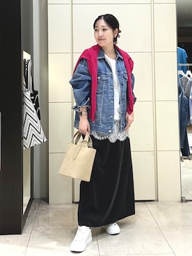 「UNTITLED（アンタイトル）のアイテム」を使った、moricoさん（レディース・154cm）の秋コーディネート