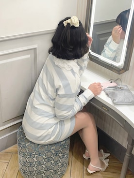 「ZARA（ザラ）のアイテム（パンプス）」を使った、minamomongaさん（レディース・157cm）の春コーディネート
