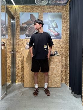 「アイテム（モカシン/デッキシューズ）」を使った、tbl9517さん（メンズ・177cm）の夏コーディネート