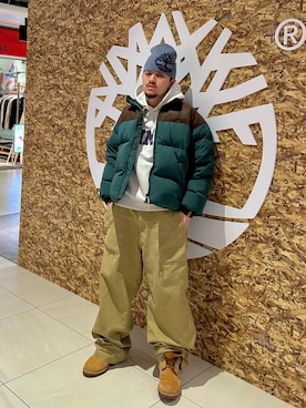 「アイテム（ダウンジャケット/コート）」を使った、tbl9517さん（メンズ・175cm）の秋コーディネート