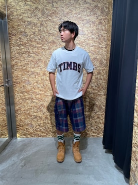 「秋」｜「アイテム（ブーツ）」を使った、tbl9517さん（メンズ・177cm）の秋コーディネート