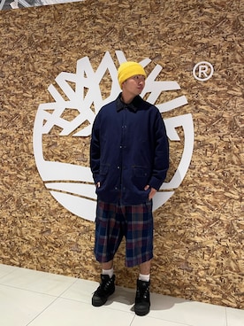 「アイテム（ニットキャップ/ビーニー）」を使った、tbl9517さん（メンズ・177cm）の秋コーディネート