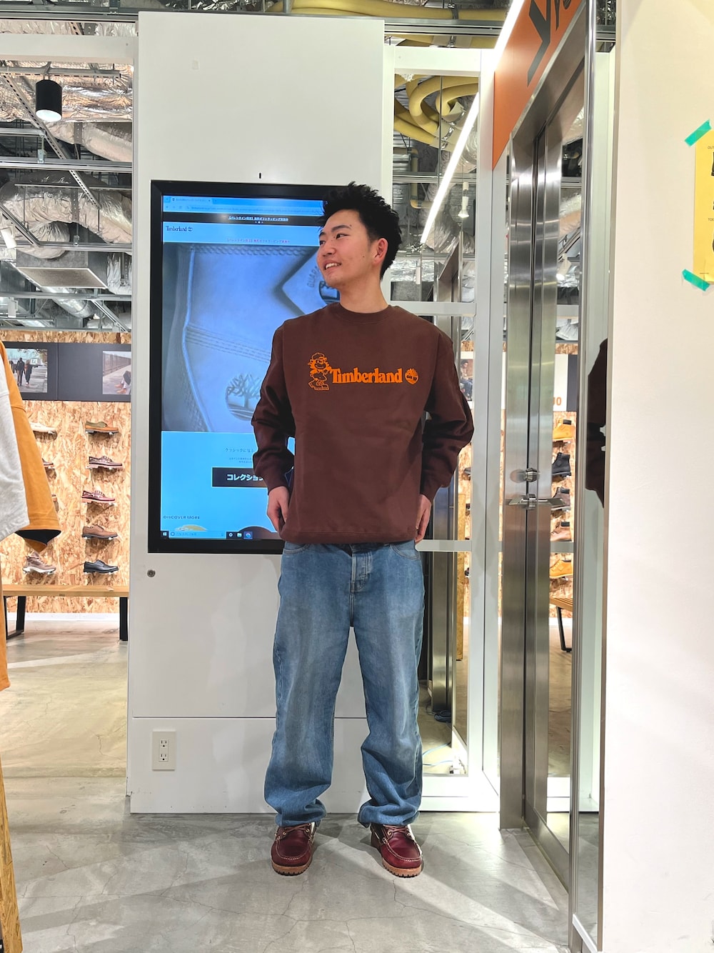 スウェットを使った「ティンバーランド」のメンズ人気