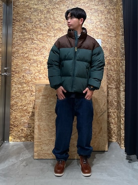 「アイテム（ダウンジャケット/コート）」を使った、tbl9517さん（メンズ・177cm）の秋コーディネート