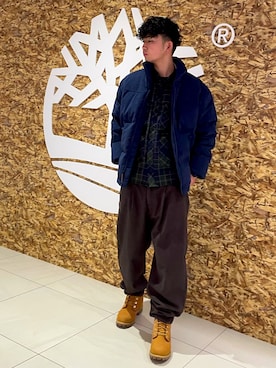 「アイテム（チノパンツ）」を使った、tbl9517さん（メンズ・175cm）の冬コーディネート