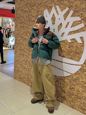 「アイテム（ダウンジャケット/コート）」を使った、tbl9517さん（メンズ・175cm）の秋コーディネート