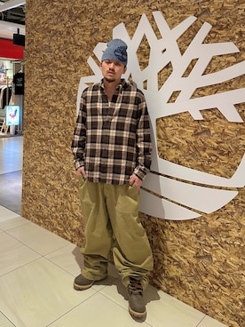 「アイテム（ニットキャップ/ビーニー）」を使った、tbl9517さん（メンズ・175cm）の秋コーディネート