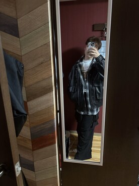 「JUNRED（ジュンレッド）のアイテム（パンツ）」を使った、  Rui-minaseさん（メンズ・165cm）の春コーディネート