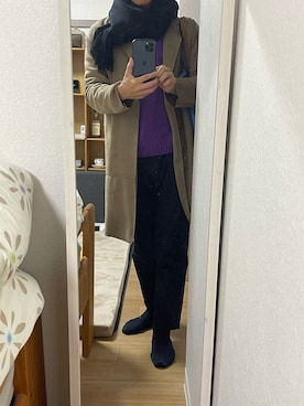 「ZARA（ザラ）のアイテム（その他アウター）」を使った、まきおさん（メンズ・167cm）の冬コーディネート