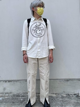 「CLOT（クロット）のアイテム」を使った、elliotlinさん（メンズ・173cm）の春コーディネート