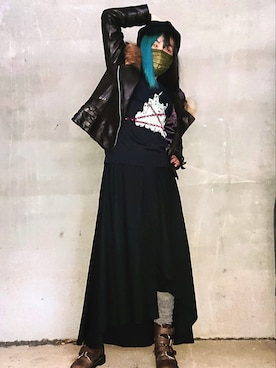 「MA（エムエー）のアイテム」を使った、もるごーんさん（レディース・158cm）の冬コーディネート