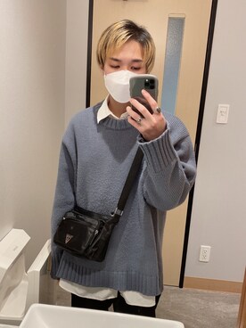 「アイテム（リング）」を使った、すわさん（メンズ・165cm・20代）の冬コーディネート