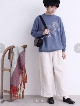 ねねこさん（レディース・161cm）の冬コーディネート