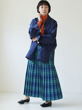 「yuni（ユニ　）のアイテム（ジャケット/アウター）」を使った、ねねこさん（レディース・165cm）の夏コーディネート