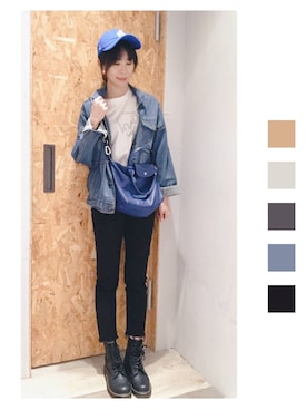 「sweesa（スウィーサ）のアイテム」を使った、Ayumiさん（レディース・162cm）の春コーディネート