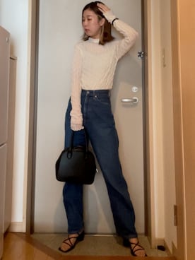 「Simplicite（サンプリシテ）のアイテム（シューズ）」を使った、hikariさん（レディース・162cm）の秋コーディネート