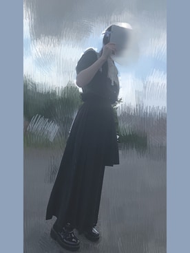 「アシメ」｜なにもないよるさん（レディース・160cm）の秋コーディネート