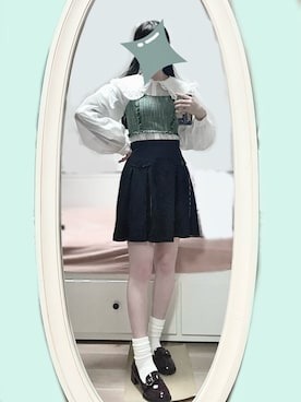 「Ray BEAMS（レイビームス）のアイテム」を使った、なにもないよるさん（レディース・160cm）の春コーディネート