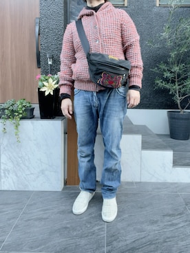 「GAS（ガス）のアイテム」を使った、gu59fashionさん（メンズ・168cm）の冬コーディネート