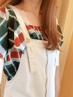 「reca（レカ）のアイテム（オールインワン・サロペット）」を使った、xxxladyさん（レディース・158cm）の夏コーディネート