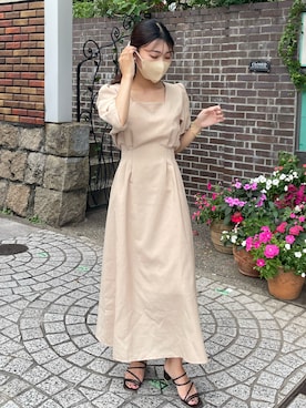 「HOTPING（ホッピン）のアイテム」を使った、　　　𝘆𝘂𝘂さん（レディース・152cm）の夏コーディネート