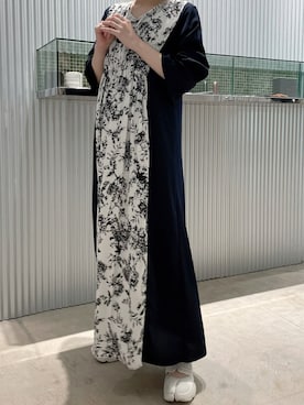 「Lui's（ルイス）のアイテム（ワンピース/ドレス）」を使った、yurikonakataniさん（レディース・157cm）の夏コーディネート