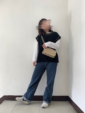 「ameme（アメメ）のアイテム」を使った、ććさん（レディース・158cm）の春コーディネート