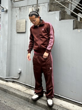 「Needles（ニードルス）のアイテム（その他パンツ）」を使った、ikumi901さん（メンズ・169cm）の秋コーディネート