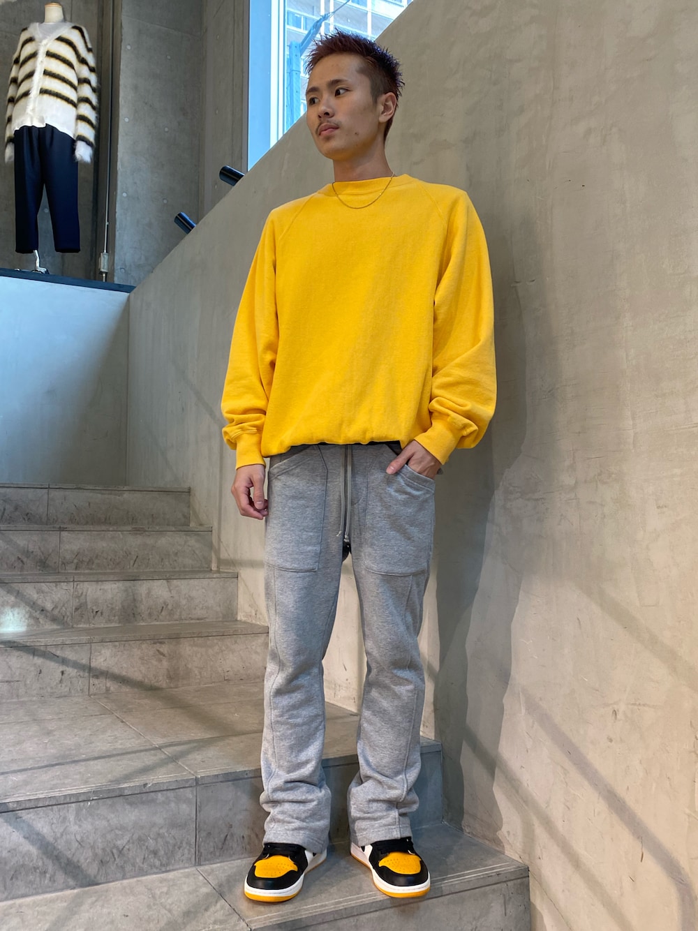laidback スウェットパンツ yellowbucks着用 DADA着用（B