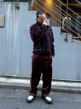 「スタッズ」｜ikumi901さん（メンズ・169cm）の冬コーディネート