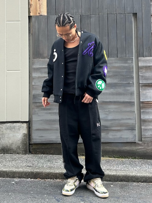 Needles スタジャン YZERR着用 yzerr 着用 needles スタジャン - メルカリ