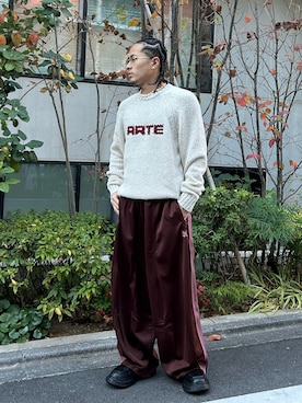 「Needles（ニードルス）のアイテム」を使った、ikumi901さん（メンズ・169cm）の冬コーディネート