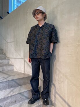 「qwerty（クワーティ）のアイテム」を使った、ikumi901さん（メンズ・169cm）の夏コーディネート