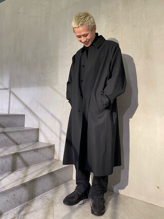 ATONエイトン バルマカーンコート ATON(エイトン）SUPER 160S DOUBLE